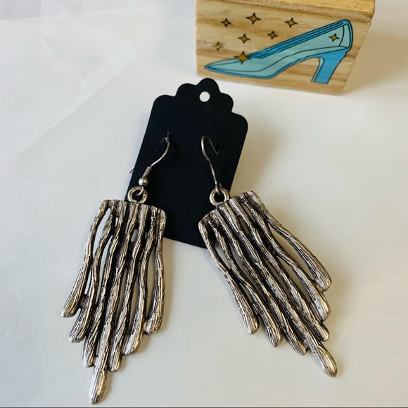 Vintage Boho Drop Rare Earrings - Picture 4 of 6